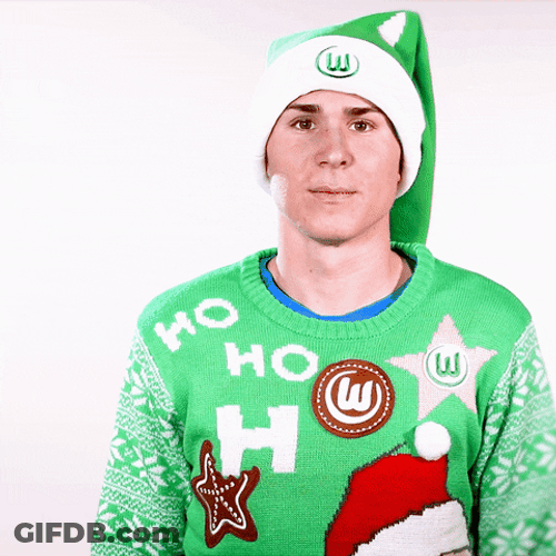 Ugly Sweater And Ugly Scarf GIF