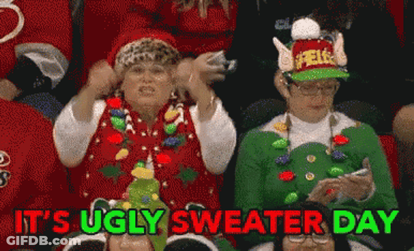 Ugly Sweater Day GIF