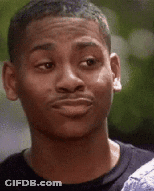 Uh Huh Black Guy Head Tilt GIF