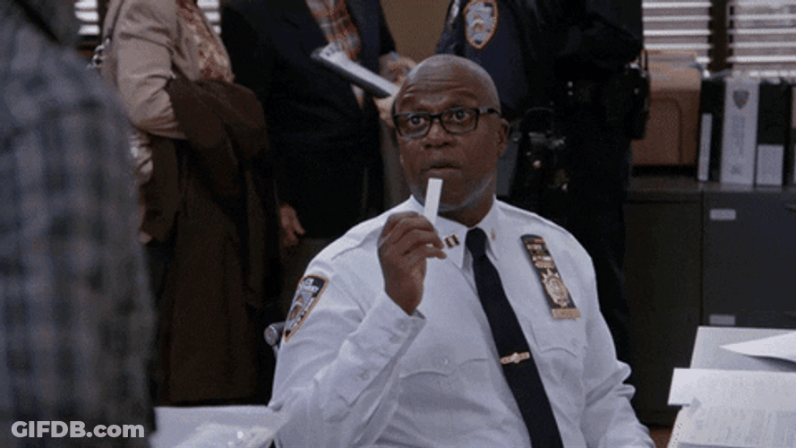 Uh Huh Captain Ray Holt GIF