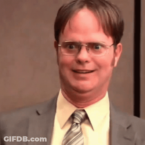 Uh Huh Dwight Schrute GIF