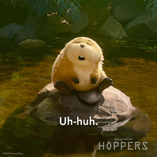 Uh-Huh Hoppers GIF