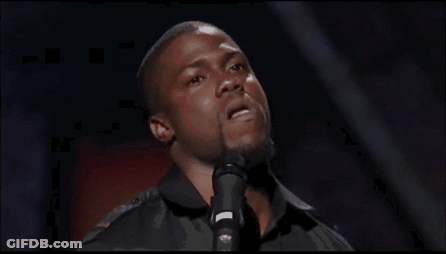 Uh Huh Kevin Hart Is Pissed GIF