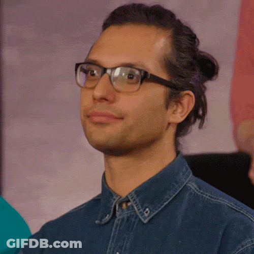 Uh Huh Nerdy Guy Nodding GIF