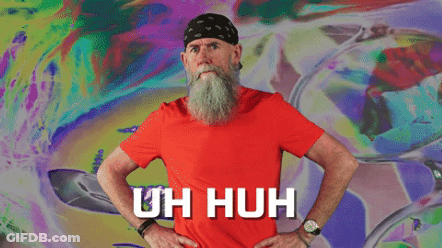 Uh Huh Sure Air Quotes GIF