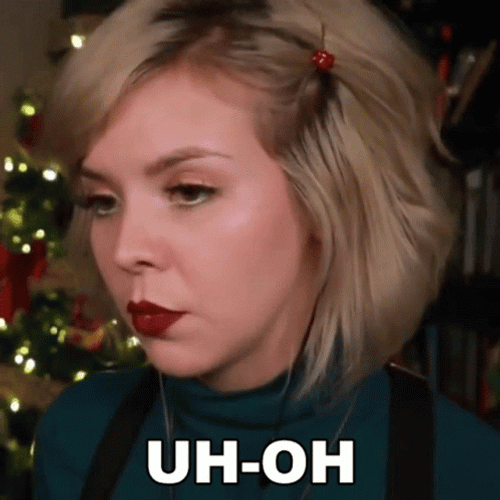 Uh Oh Depressed Girl Meme GIF