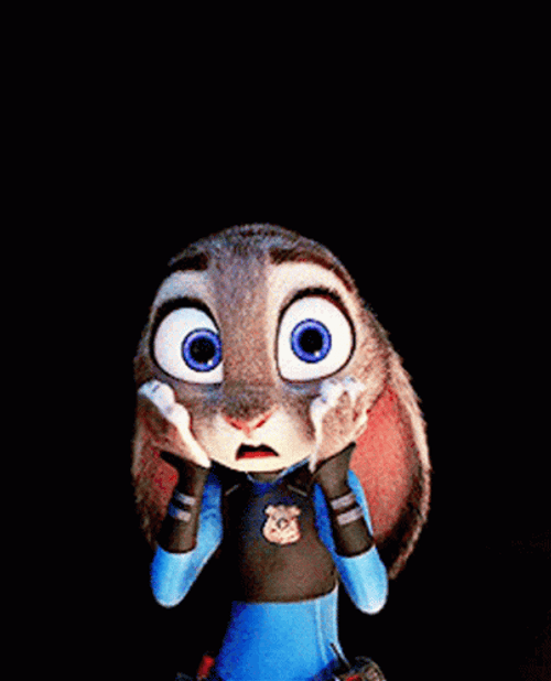 Uh Oh Reaction Rabbit Zootopia GIF