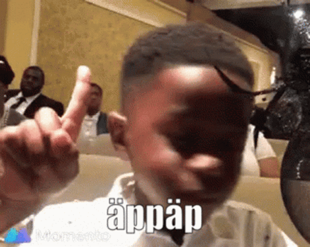 Uh Uh No Way Kid Reaction GIF