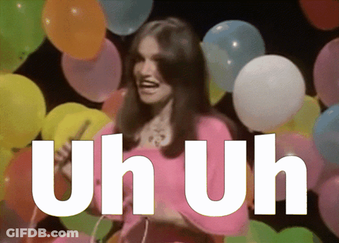 Uh Uh No You Don't Joy Sarney GIF