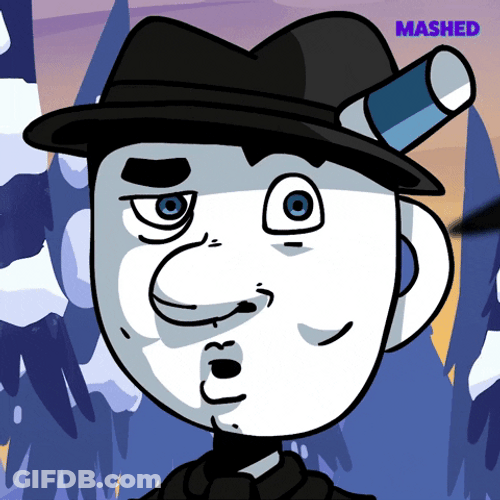 Uh What Cuphead Mugman GIF