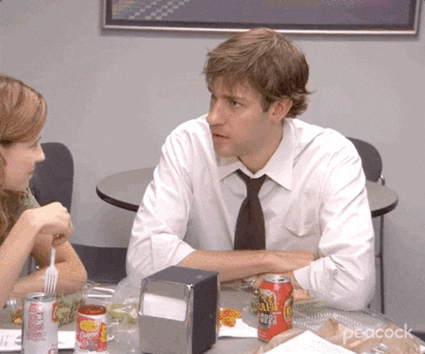 Uh What The Office Jim Halpert GIF