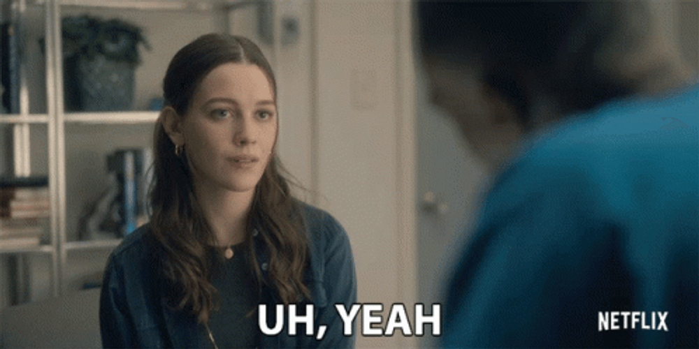 Uh Yeah By Victoria Pedretti GIF