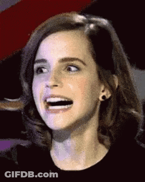Uhh Confused Emma Watson GIF