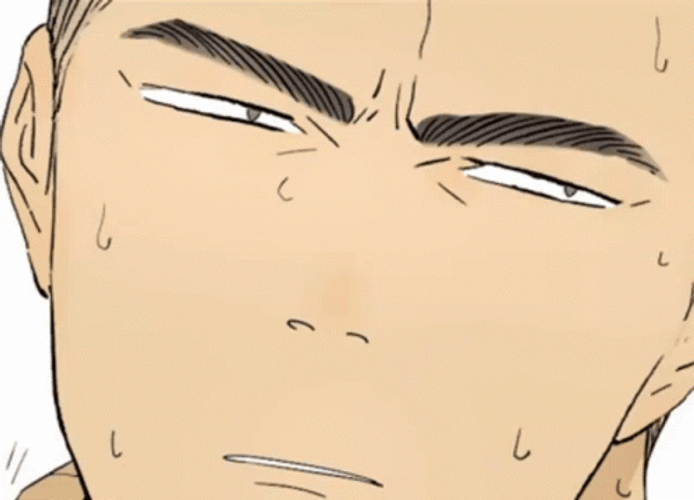 Uhh Confused Eyes Roll Sweat GIF