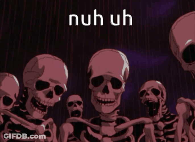 Uhh Skeletons Dark Rap GIF