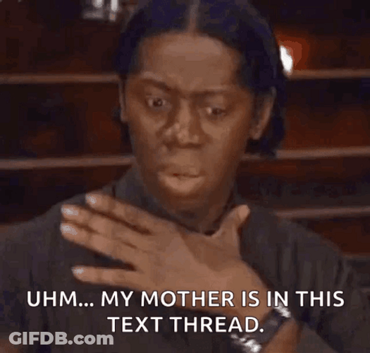 Uhm Text Thread Clutching Pearls GIF