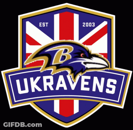 UK Ravens Logo GIF