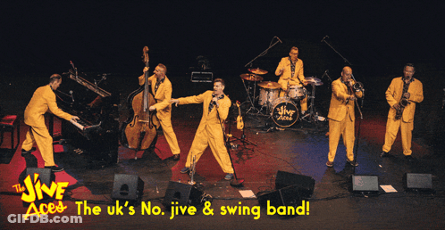 UK's No. Jive & Swing Band On Stage GIF