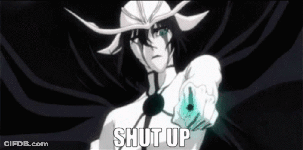 Ulquiorra Firing Cero GIF
