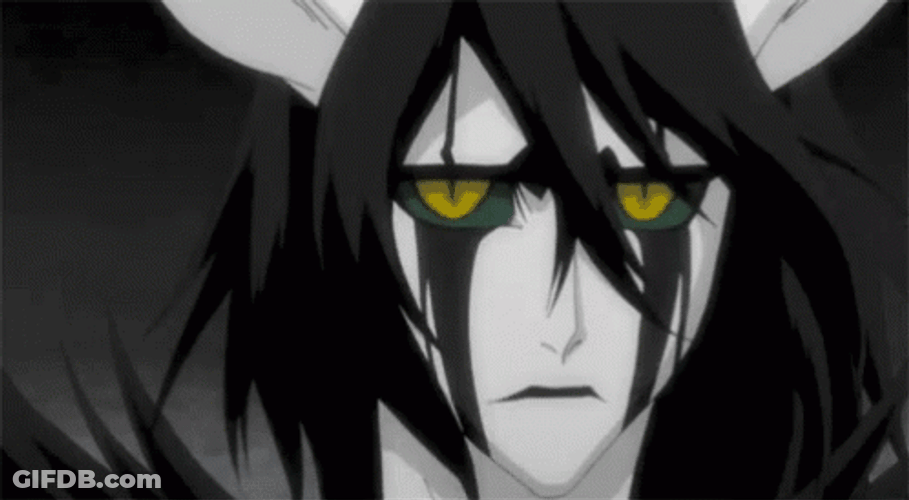 Ulquiorra Hollow Look GIF