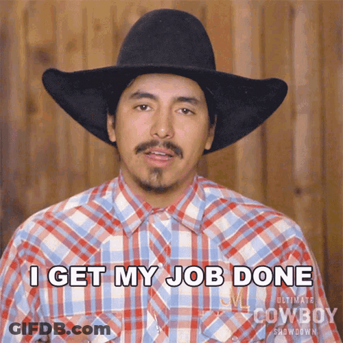 Ultimate Cowboy Stephen Get Er Done GIF