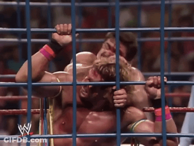 Ultimate Warrior Cornered GIF