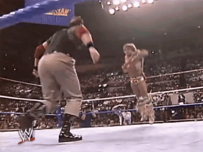 Ultimate Warrior Jumping GIF