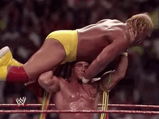 Ultimate Warrior Samoan Drop GIF