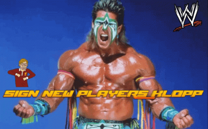 Ultimate Warrior Sign New Players GIF