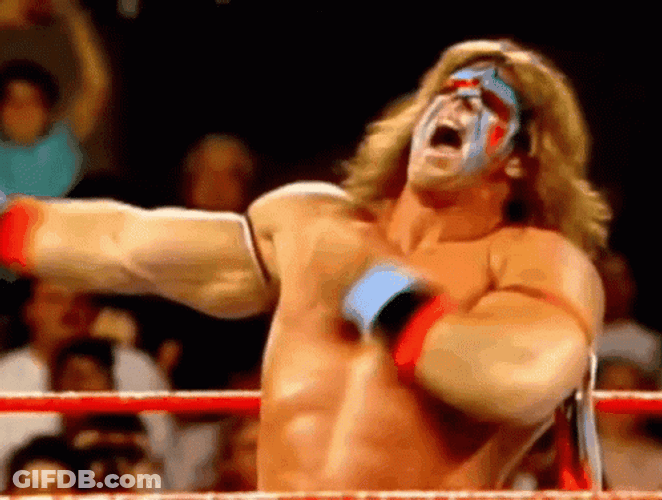 Ultimate Warrior Titantron Entrance Video GIF