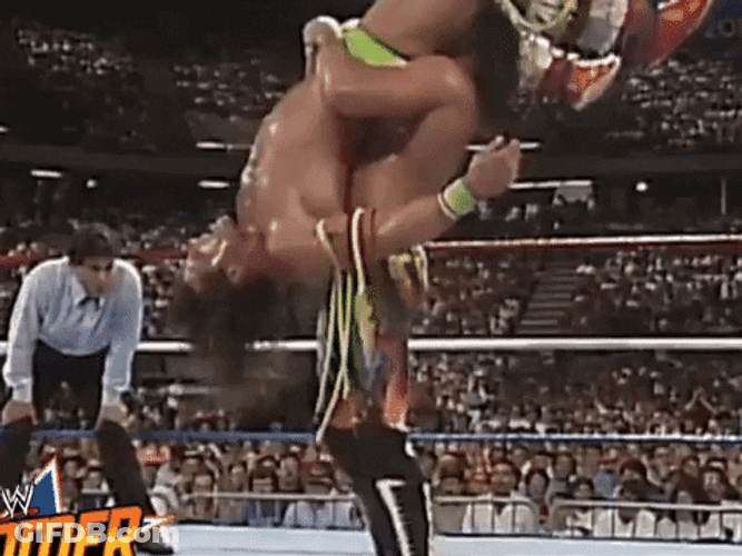 Ultimate Warrior Tombstone GIF