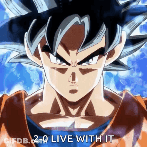 Ultra Instinct Goku Live With It GIF