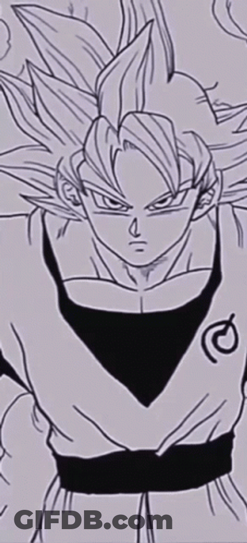 Ultra Instinct Goku GIF