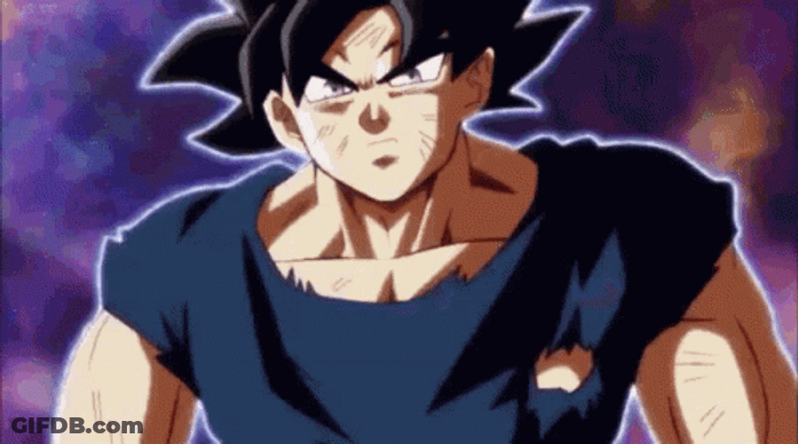 Ultra Instinct Goku Super Saiyan GIF