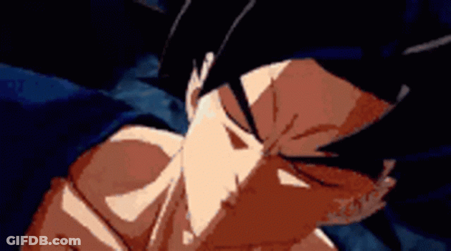 Ultra Instinct Goku Transformation GIF