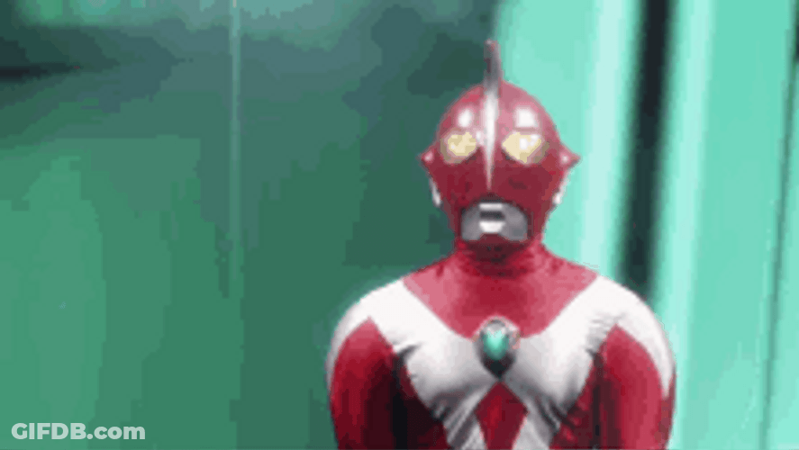 Ultraman Bow Down Accept Challenge GIF