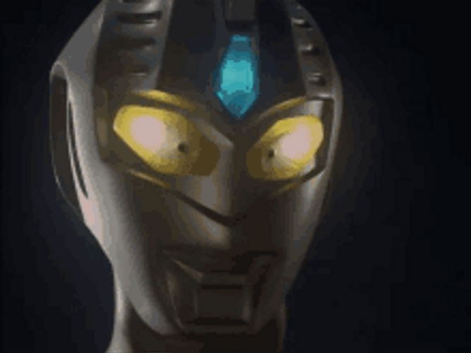 Ultraman Pose Squint Focus Target GIF