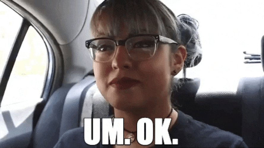 Um Ok Geek Girl No GIF