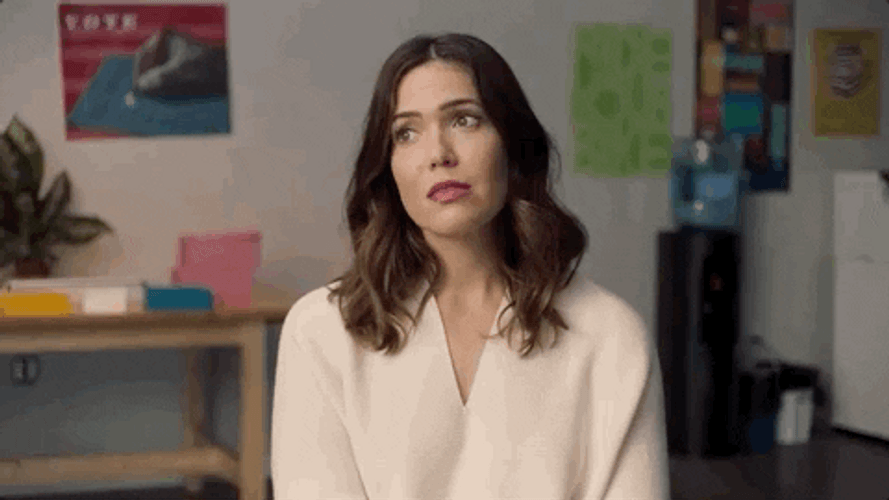 Um Serious Mandy Moore GIF