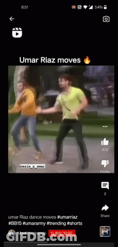 Umar Riaz Dancing Moves GIF