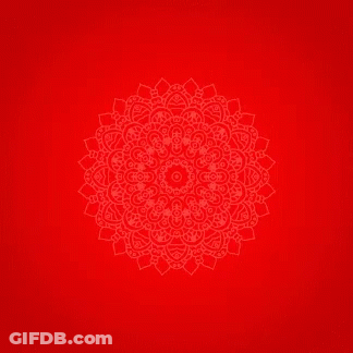 Umar Usman Business School Congratulates Maulid Nabi Muhammad SAW Red Background GIF