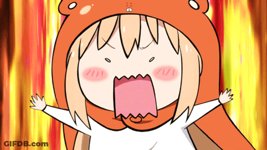 Umaru Angry Furious GIF