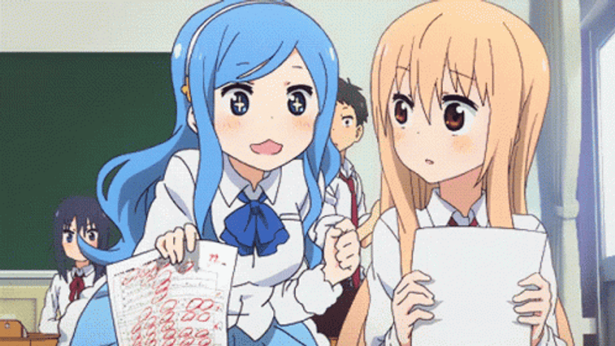 Umaru Chan And Sylphynford Tachibana Test Result GIF