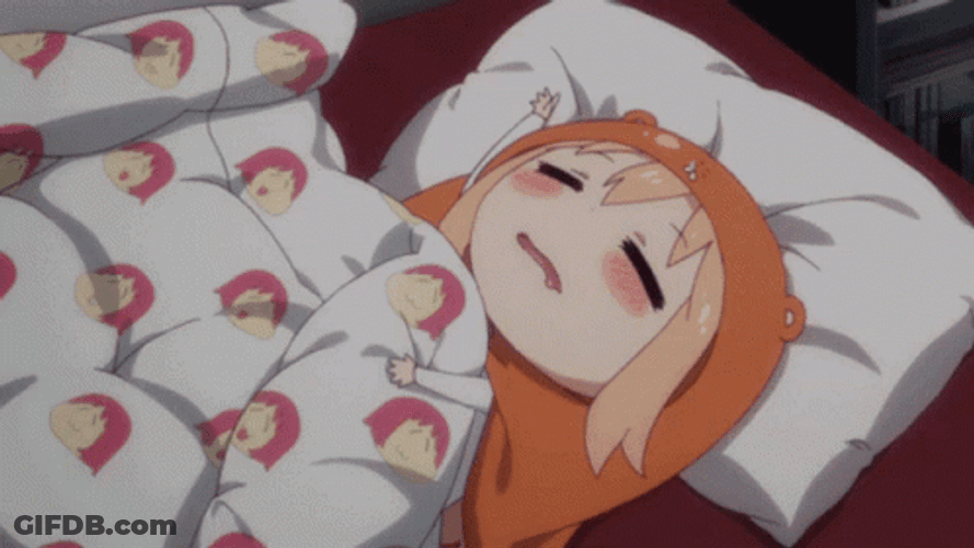 Umaru Sleeping Peacefully GIF