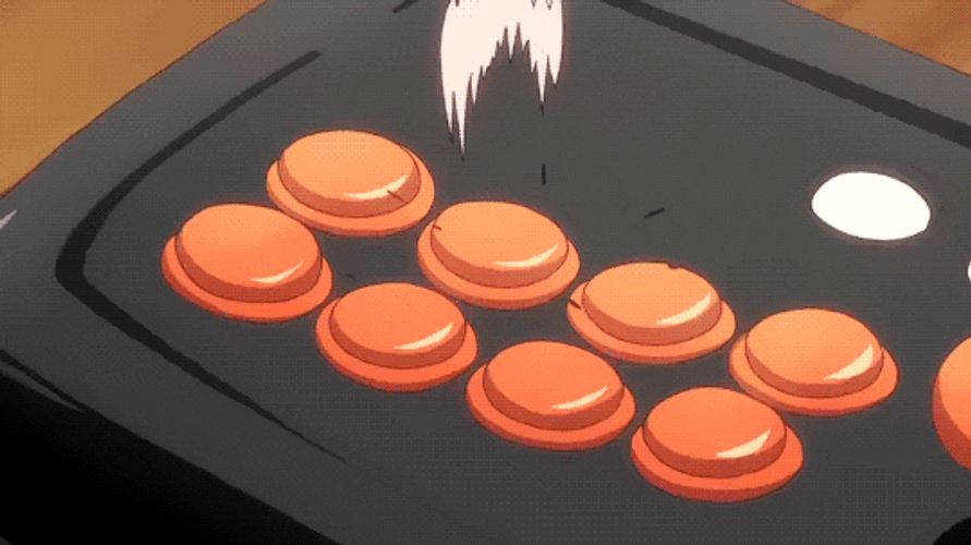 Umaru Spamming Button Fighting Game GIF