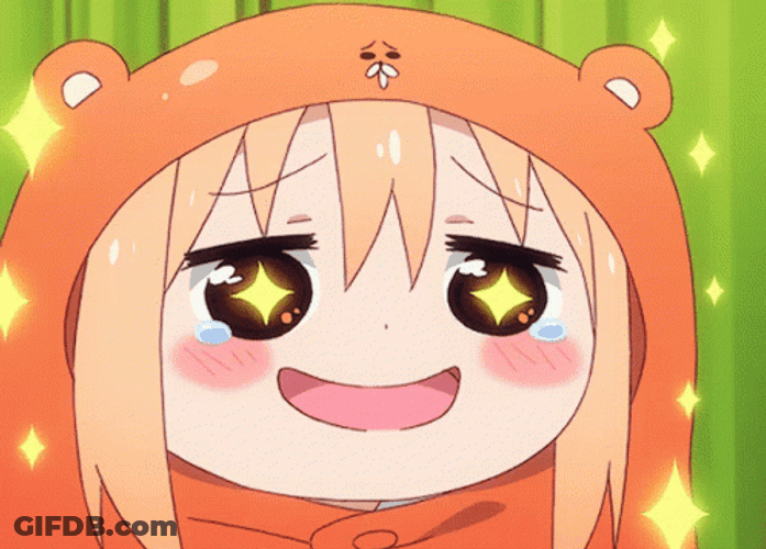 Umaru Sparkling Amazed Appreciating GIF