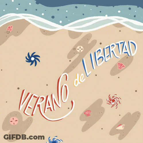 Umbrellas On Beach Verano De Libertad GIF