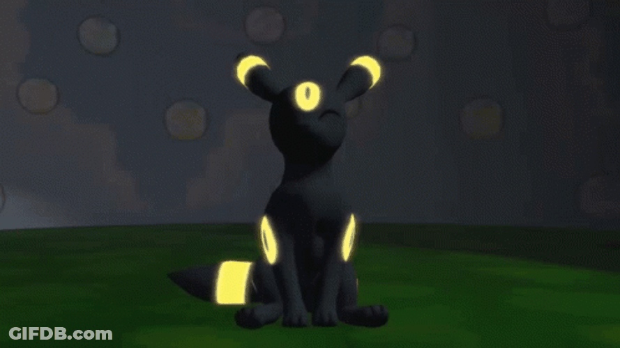 Umbreon Pokemon Dance Vibing GIF