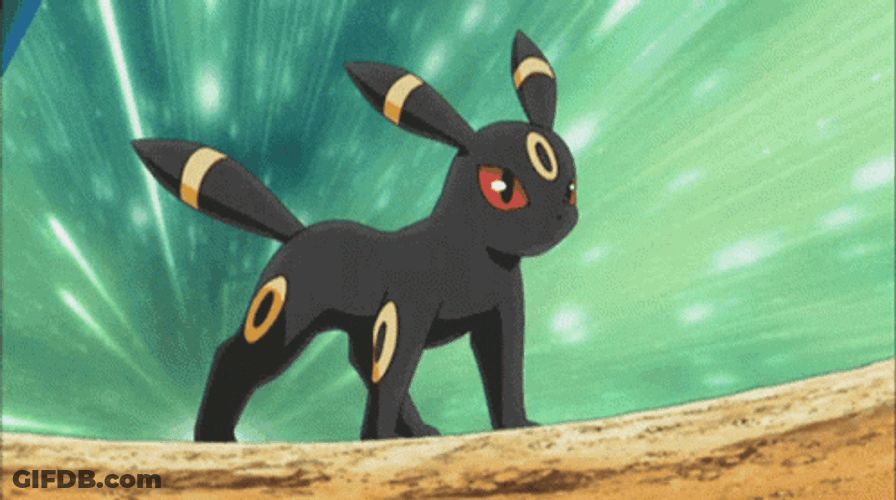 Umbreon Pokemon Psychic Powers GIF