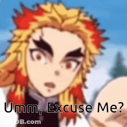 Umm Excuse Me Anime GIF